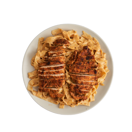 Creamy Jerk Chicken Alfredo Pasta